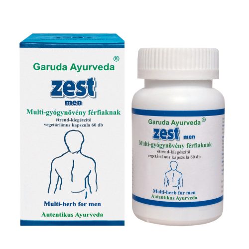 Garuda Ayurveda Zest Men herbal vegetarian capsules, 60 pcs