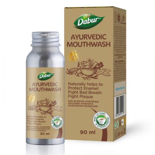 Dabur Ayurvedic Herbal Mouthwash, 90 ml