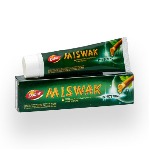 Dabur Miswak Whitening fluoridmentes fehérítő fogkrém, 100 ml